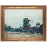 Charles Debenham b.1933, 'Framsden Mill', oil on board, signed lower left and dated '65, in a