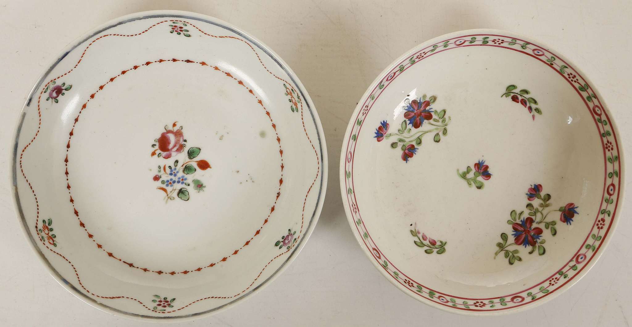 A COLLECTION OF ENGLISH PORCELAIN TEAWARES, late 1 - Image 2 of 7