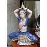A good Lladro porcelain figure of a dancing girl,