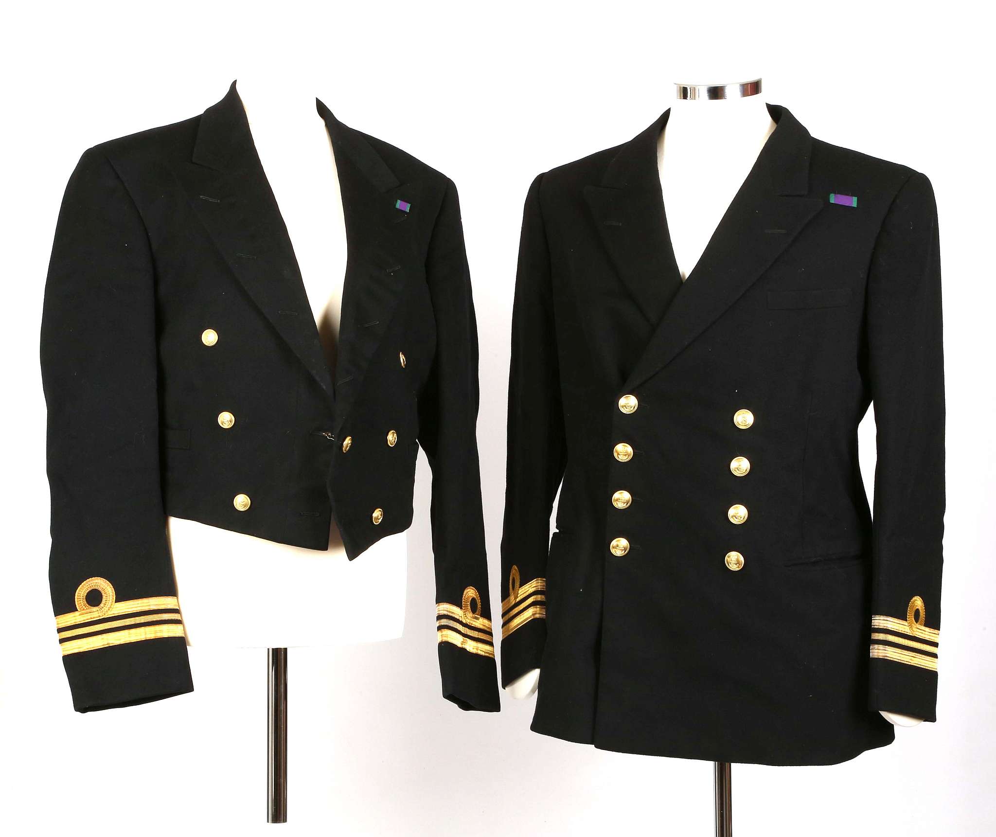 Royal Navy post war Lt. Commander's uniform, mess kit, jacket and beret