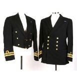 Royal Navy post war Lt. Commander's uniform, mess kit, jacket and beret