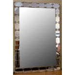 A pair of large wall mirrors