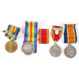 Cooper Family medal group; China War Medal 1900 as a brooch, WWI pair 319599 Spr. J. Cooper R.E.,