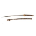 Japanese military WWII era sword, shin-gunto, c.19