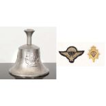 Allied Victory bell made with metal from German aircraft destroyed over Britain during WWII, bullion