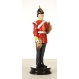 WITHDRAWN Michael Sutty porcelain study of a Royal Horse Artillery Trumpeter and a Devon & Dorset?