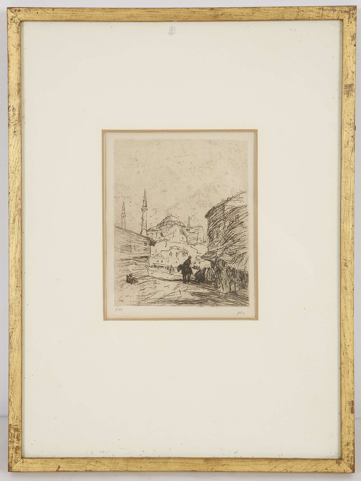 Marius Bauer 1867-1932, three drypoint etchings, each signed, mounted and framed (3) - Image 15 of 20