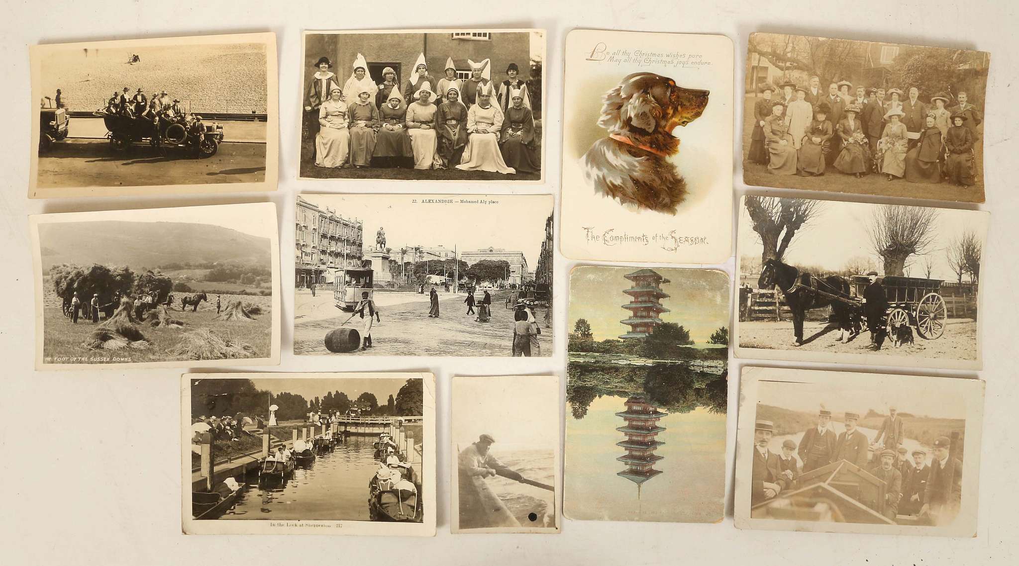 Postcards; mainly topographical, Alexandria etc, but a good selection of cricket teams c.1915, 100+ - Image 3 of 6