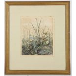 Elizabeth Sorrell, 20th Century British, 'Flora and Fauna', watercolour, signed and dated '75,