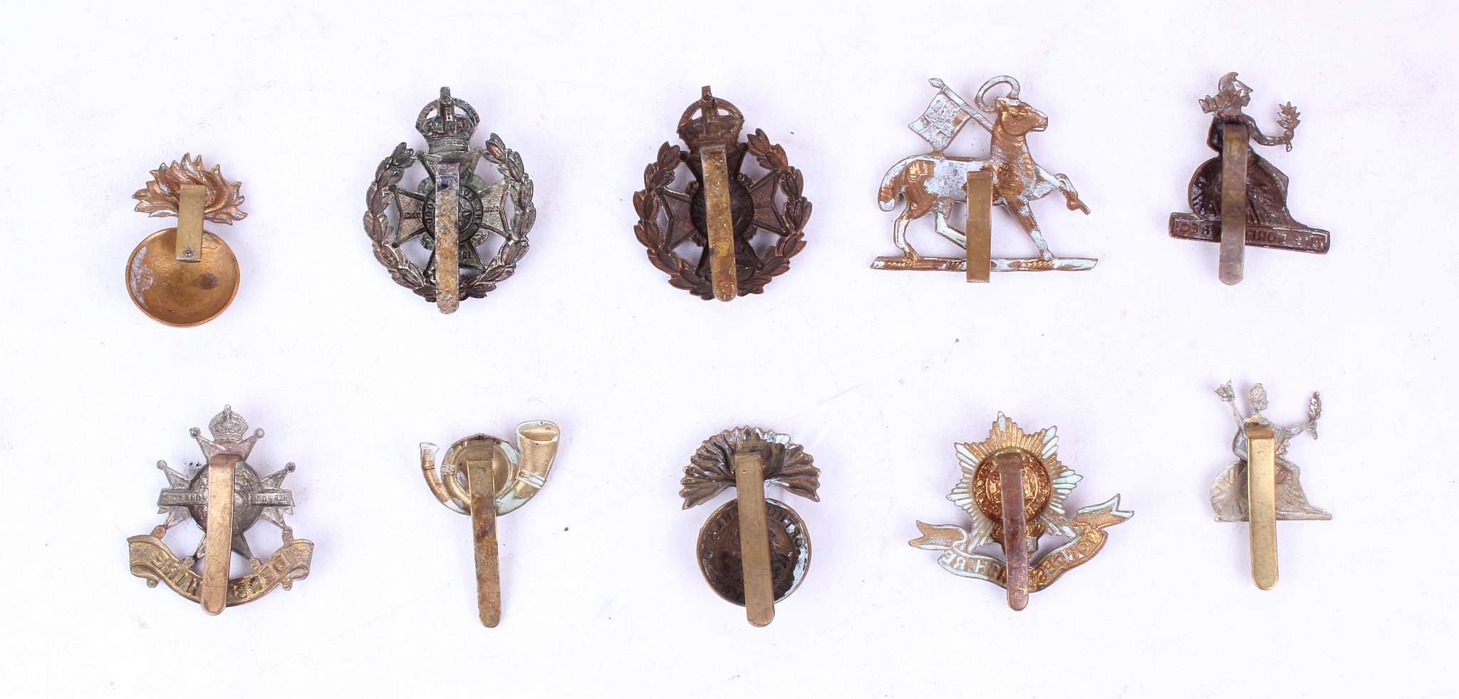 British Army cap badges mixed inc; Norfolk, Northumberland Fusiliers, Worcestershire, The Welch, The - Image 3 of 4