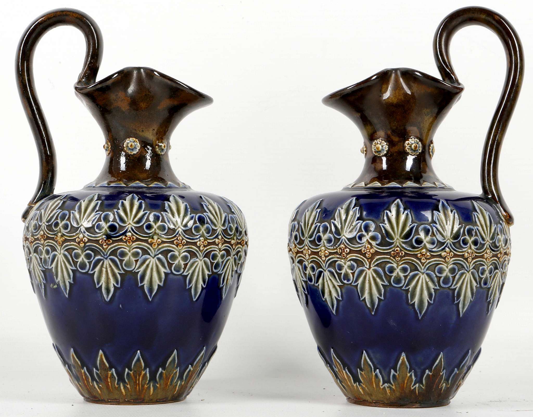 A pair of Royal Doulton stoneware ewers - Image 2 of 3