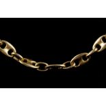 An 18ct gold Gucci style neck chain