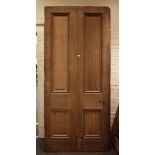 A pair of very large, 19th Century oak doors, and