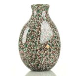 A MID 20th CENTURY MURANO GLASS VASE, of ovoid form with waisted neck and millefiori design, bears