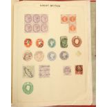 A collection of stamps relating to G.B. and the Commonwealth countries, to include penny reds,