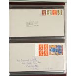 A large collection of  FDCs, contained in six well filled albums, and includes; 1981 folklore,