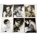 Actors.- 6 signed 10 x 8''  black and white photographs including: Jimmy Kennedy, Maxwell Reed,