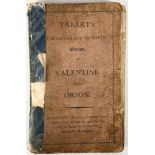 [ANON]. Tabart's Corrected and Improved Edition of Valentine and Orson. London: Tabart and Co. at