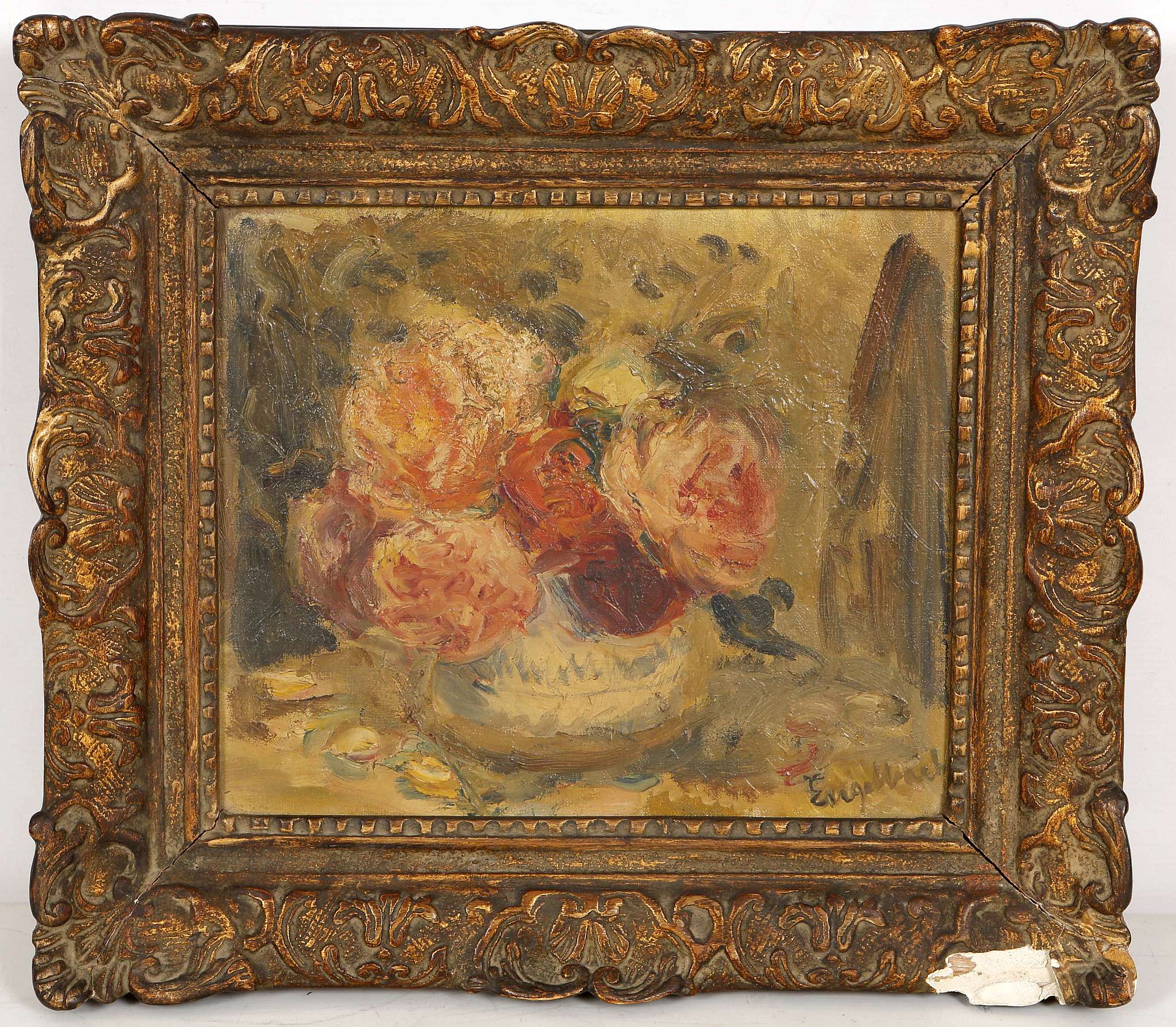 Florence Engelback 1872-1951, 'Roses in the Bowl',