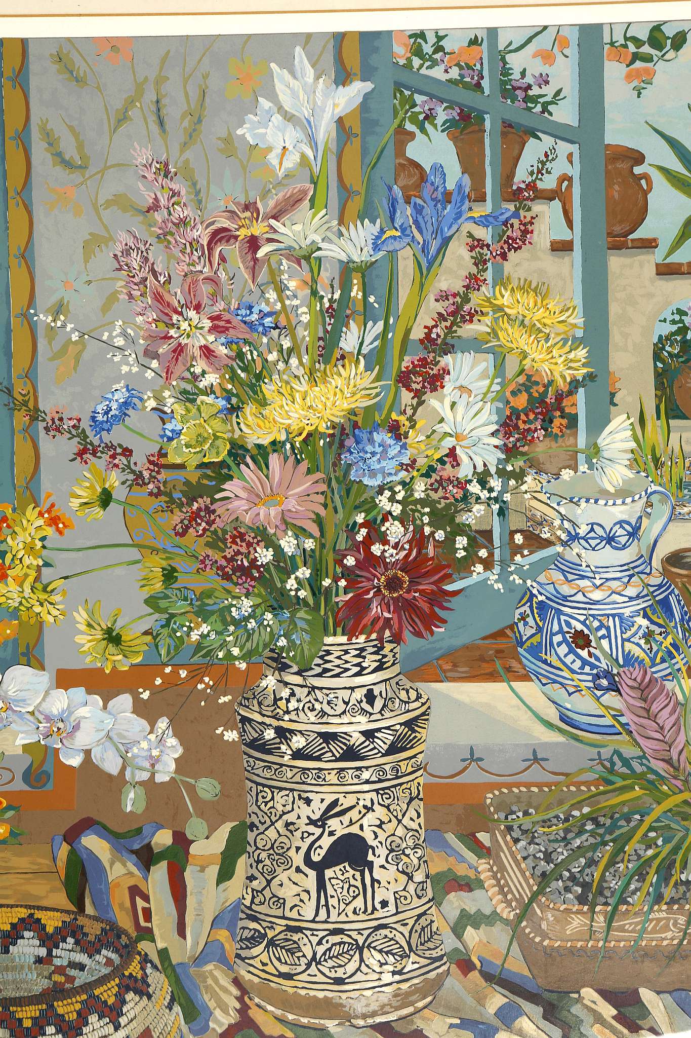 John Powell, b.1930 American, 'Flowers, Fruits and - Image 3 of 8