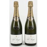 POL ROGER CHAMPAGNE 1990, two bottles (2)