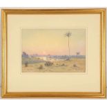 Frederick Goodall 1822-1904 R.A., 'Sunset on the N