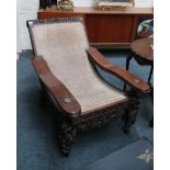 A modern sun lounger, retailed by Liberty & Co.