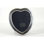 A fine quality heart shaped, hallmarked silver, ph