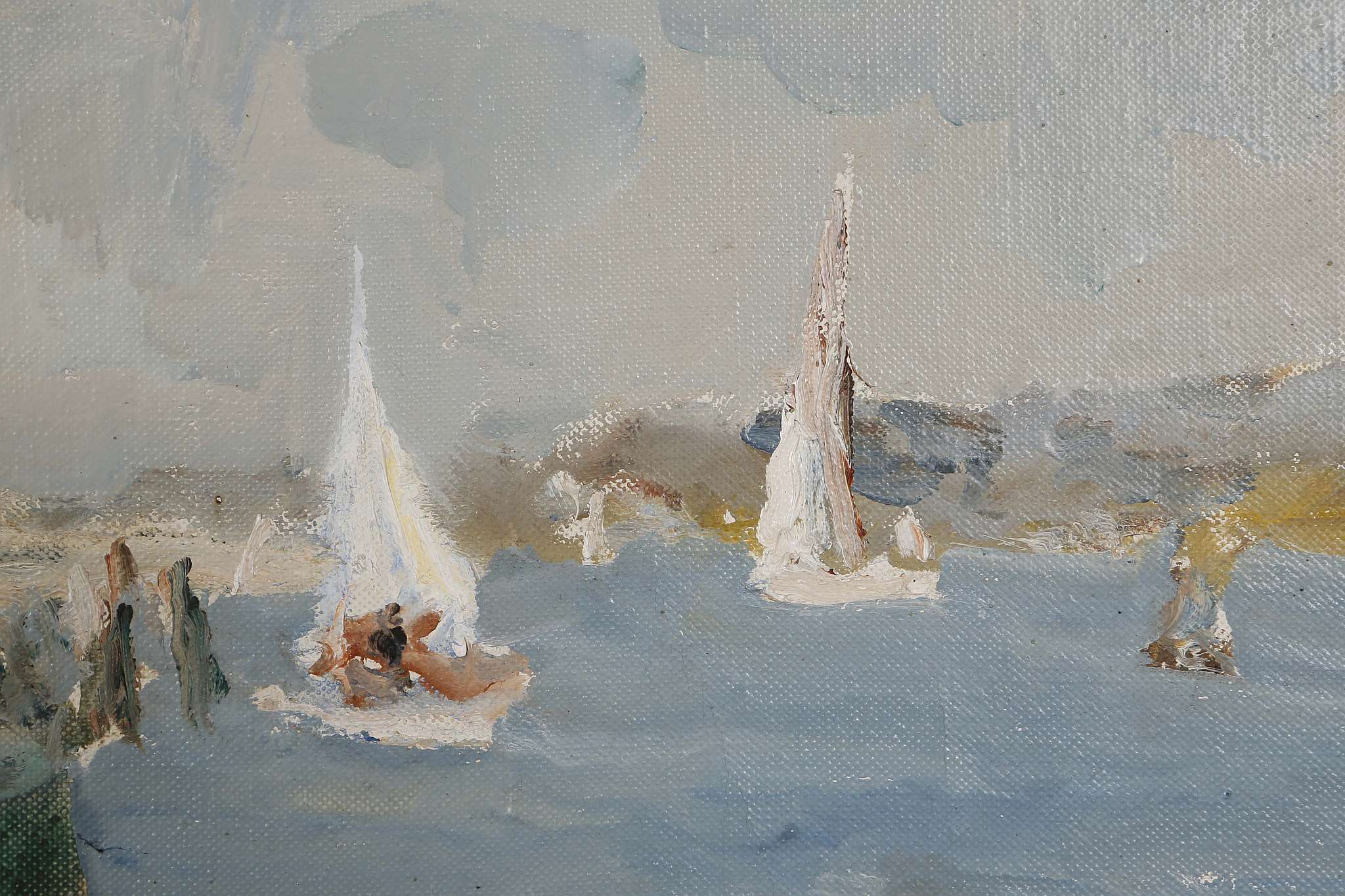 Ronald Ossary Dunlop R.A., 1894-1973, 'Boats and R - Image 3 of 10