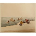 Indian School c.1835, a set of four gouache and wa