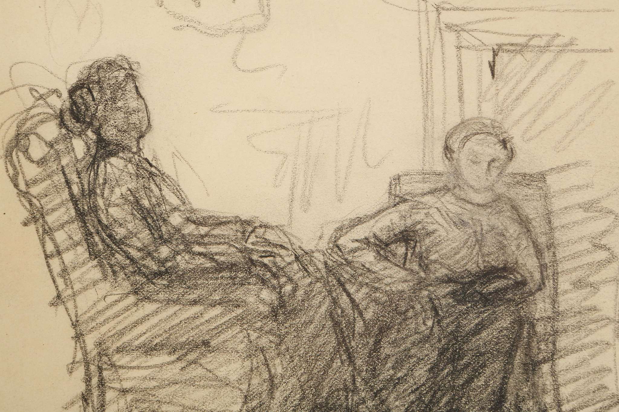 Philip Wilson Steer 1860-1942, pencil sketch, two - Image 3 of 4