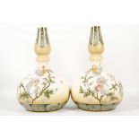 A pair of Art Nouveau, Ernst Wahliss of Vienna, po