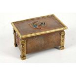 An Arts & Crafts Scottish influence, desk top box,