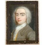 Mid 18th Century British School, pastel portrait o