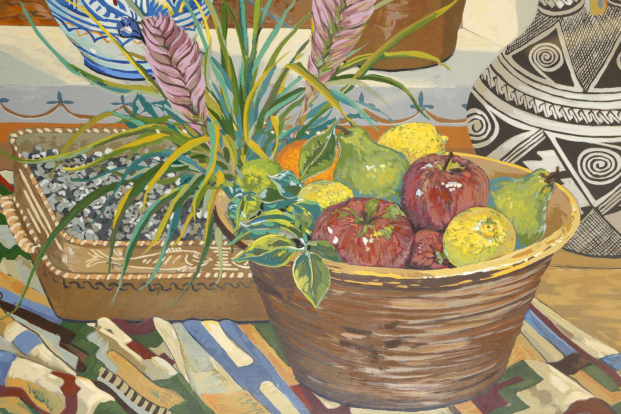 John Powell, b.1930 American, 'Flowers, Fruits and - Image 2 of 8