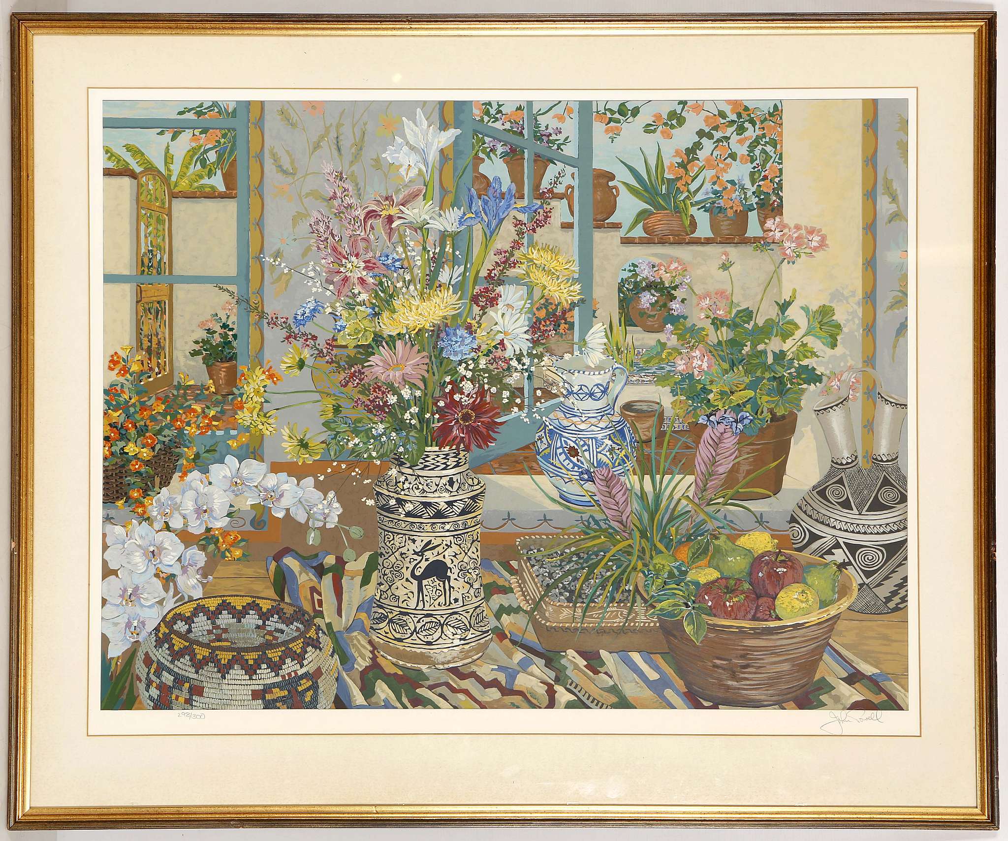 John Powell, b.1930 American, 'Flowers, Fruits and