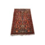 Persian Hamadan rug, 1.23m x 0.74m, condition rati