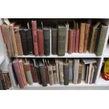 A large collection of antiquarian books, including