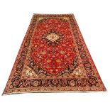Persian Kashan rug, 2.70m x 1.75m, condition ratin