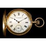 A good, early 20th Century, Waltham 18ct gold case