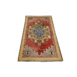 A pair of Anatolian rugs, 1.68m x 0.99m, condition