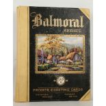 Balmoral series calendars, greeting cards and stationery, a sample album as produced for stationers