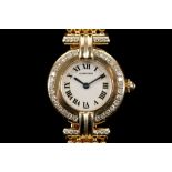 A ladies c.2006 Cartier Colisee dress watch in 18c