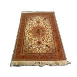 Persian Tabriz rug, 1.45m x 1.02m, condition ratin