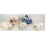 Spode Royal Jasmine meat dish, Doulton Regency blue and white china, other ceramics including cheese