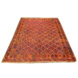 Afghan Mushwani rug, 1.82m x 1.89m, condition rati