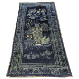 Chinese Pao Toa rug, 1.82m x 0.92m, condition rati