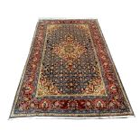 Persian Sarouk rug, 2.10m x 1.32m, condition ratin