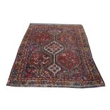 Persian Khamseh rug, early 20th Century, 1.90m x 1