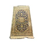 Persian Nain rug, 1.19m x 0.69m, condition rating
